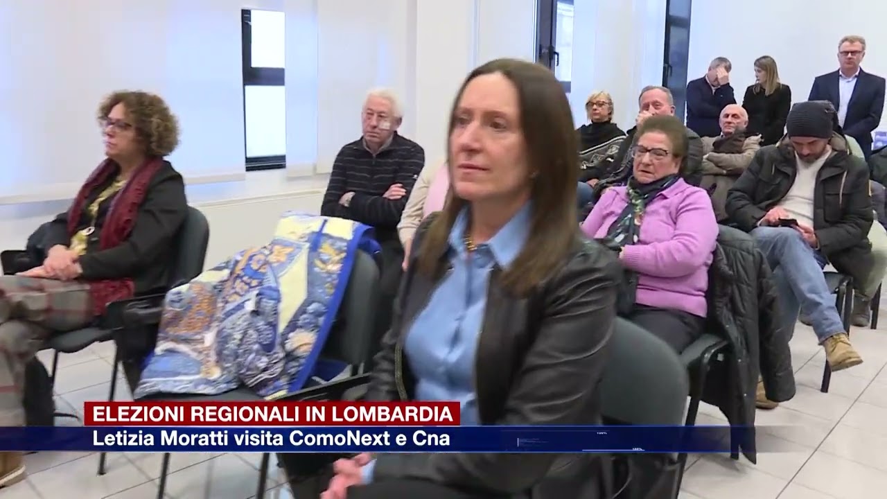 Etg - Elezioni regionali in Lombardia: Letizia Moratti visita ComoNext e Cna
