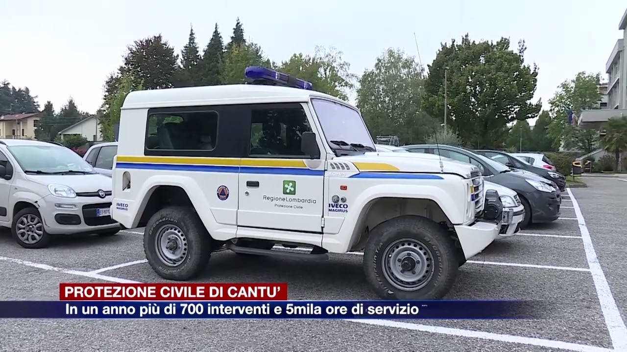 Etg - Protezione civile di Cantù, oltre 770 interventi e 5mila ore di servizio in un anno