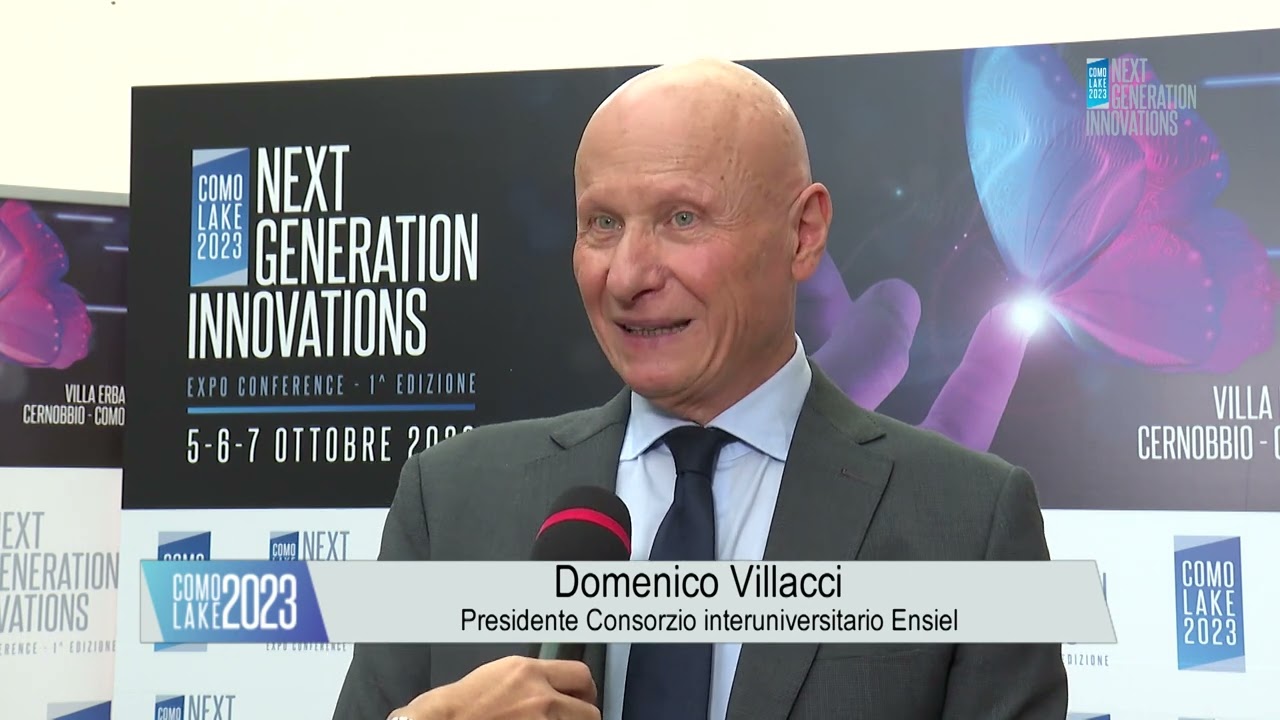COMOLAKE 2023 - Intervista a  Domenico Villacci, Presidente, Consorzio interuniversitario Ensiel