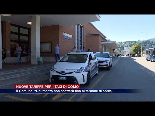 Etg - Nuove tariffe per i taxi di Como. Il Comune: “Provvedimento entro fine aprile”