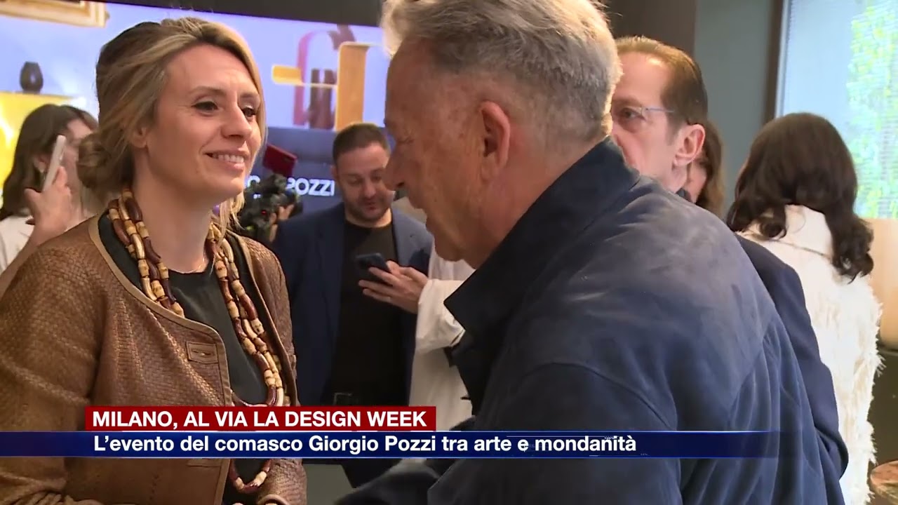 Etg - Milano, al via la Design Week: l’evento del comasco Giorgio Pozzi tra arte e mondanità