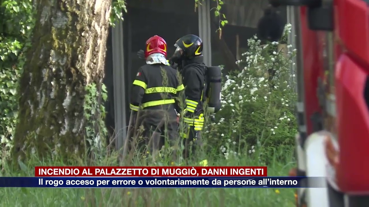 Etg - Incendio al palazzetto di Muggiò, ingenti danni al tetto e all’interno della struttura