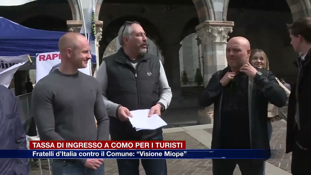 Etg - Tassa di ingresso a Como per i turisti. Fratelli d’Italia contro il Comune: “Visione miope”