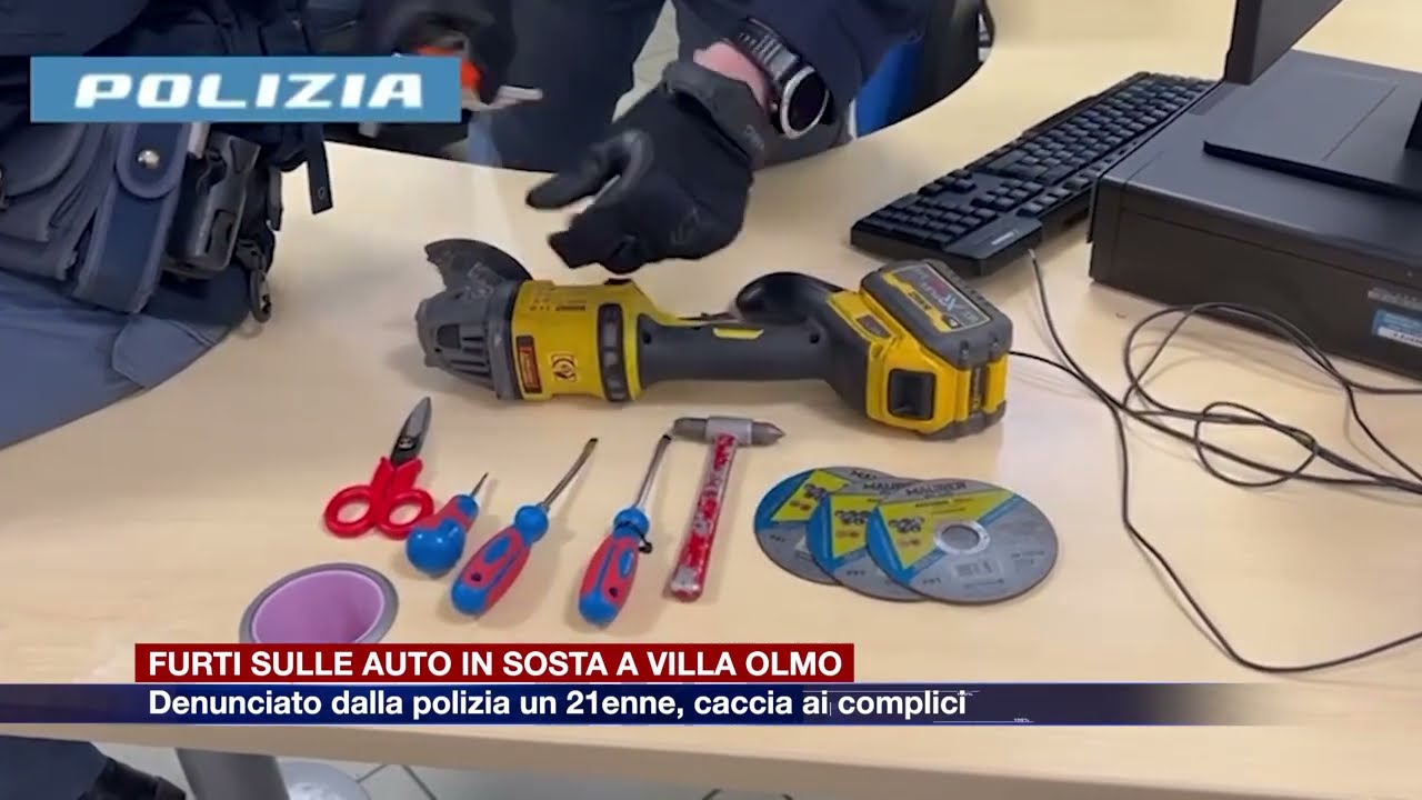 Etg - Como, furti sulle auto nel parcheggio di Villa Olmo: denunciato un 21enne, caccia ai complici