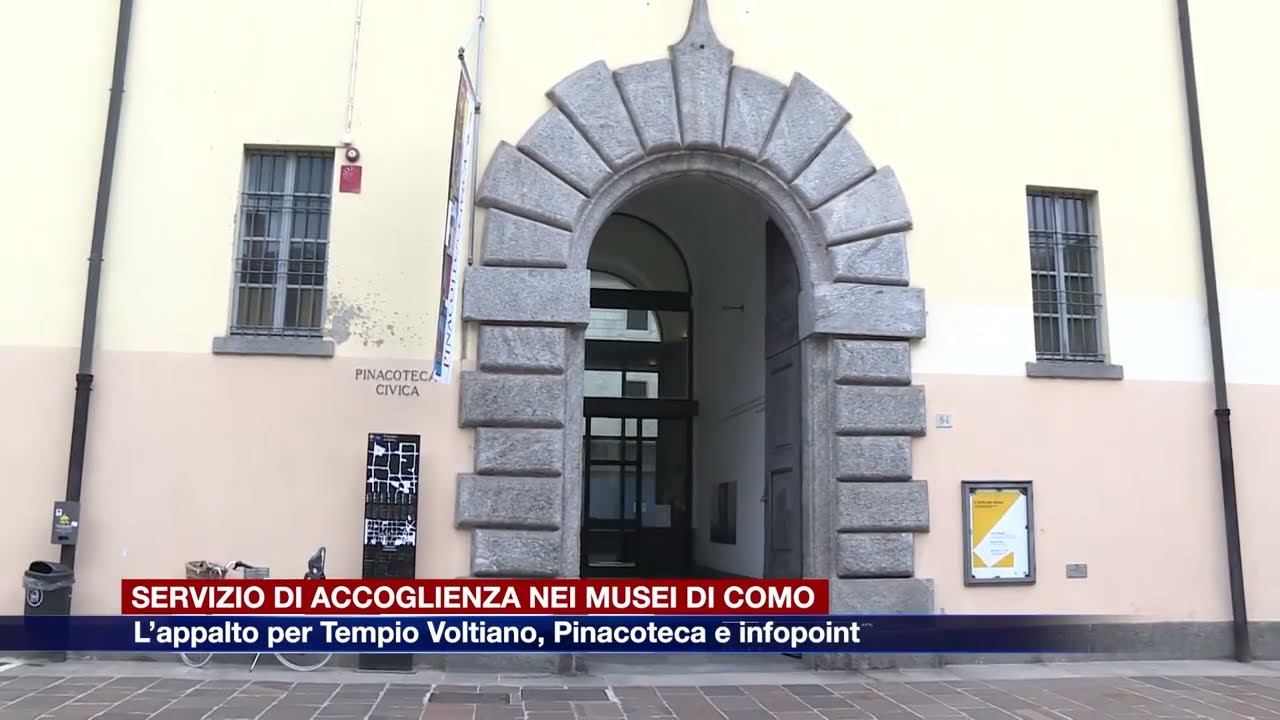 Etg - Servizio accoglienza nei musei di Como. L’appalto per Tempio Voltiano, Pinacoteca e infopoint