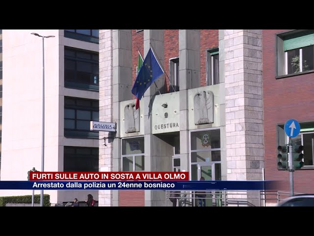 Etg - Furti sulle auto in sosta a Villa Olmo, arrestato dalla polizia 24enne bosniaco