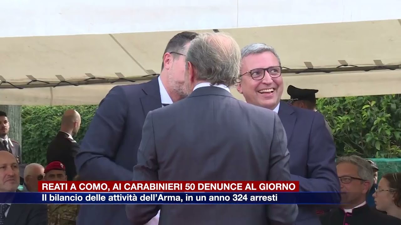 Etg - Reati a Como, ai carabinieri 50 denunce al giorno