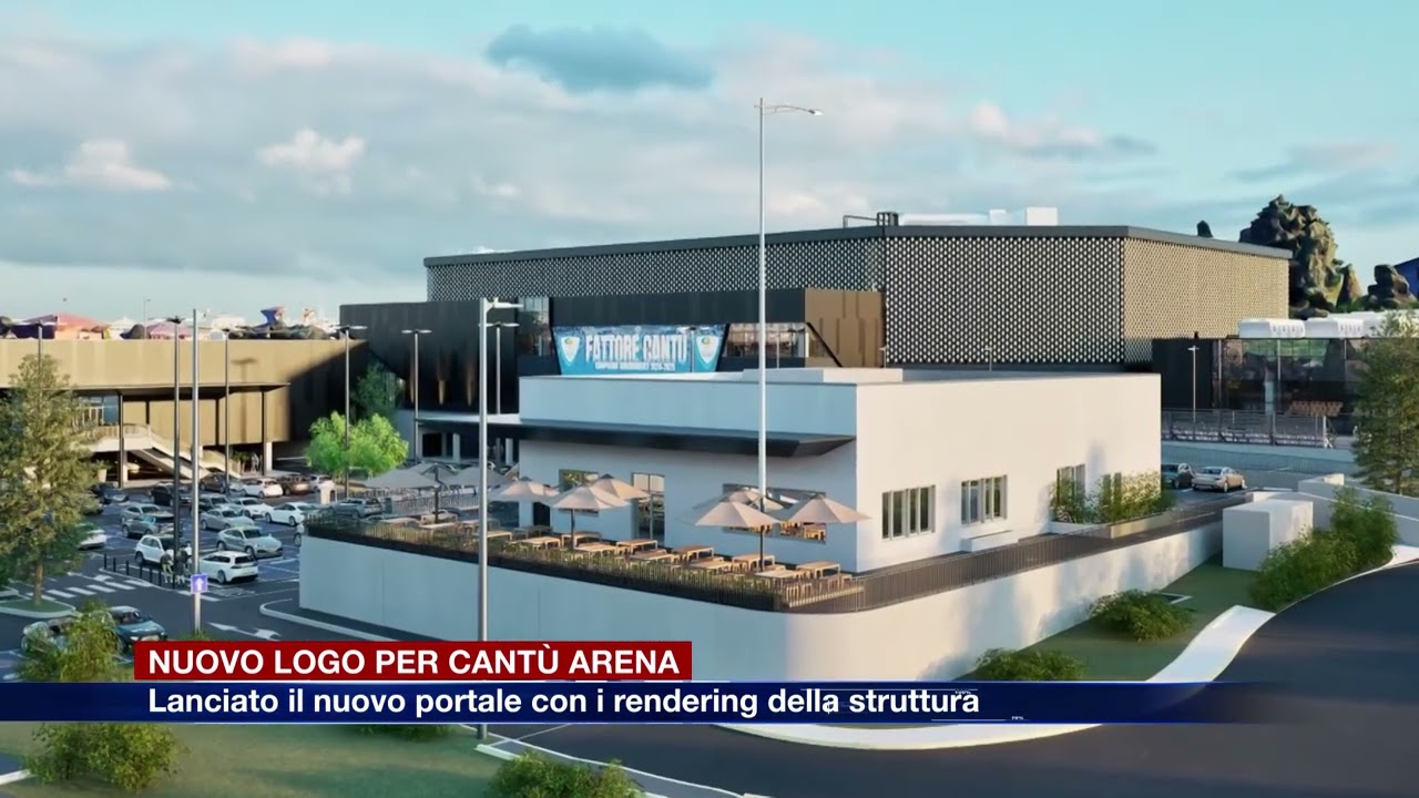 Etg - Cantù Arena, nuovo logo e nuovo portale con i rendering della struttura