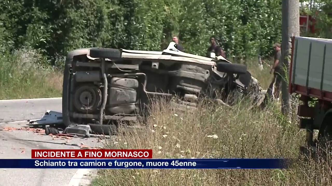 Etg - Fino Mornasco: schianto tra due autocarri, muore 45enne