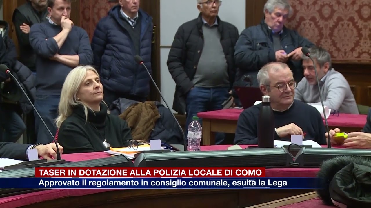 Etg - Taser alla polizia locale di Como, approvato il regolamento in consiglio comunale