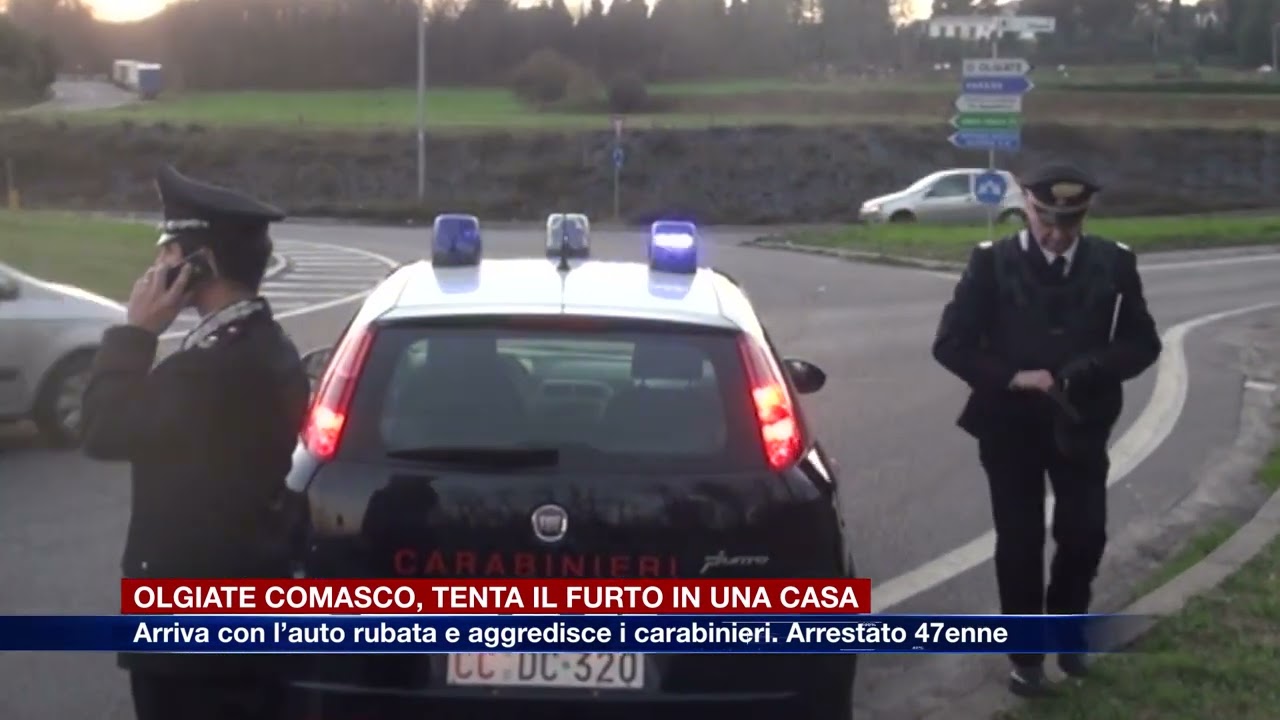 Etg - Olgiate Comasco, arriva con un’auto rubata e tenta il furto in una casa. Arrestato 47enne