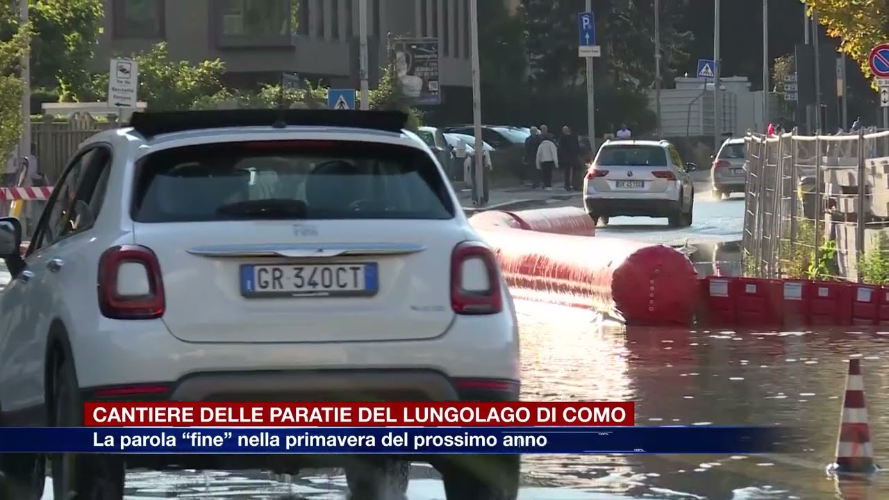 Etg - Cantiere delle paratie del lungolago di Como. La parola fine nella primavera del prossimo anno