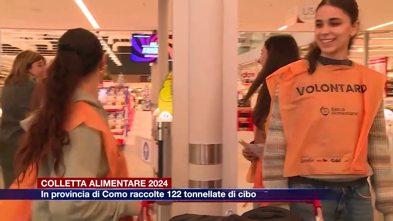 Etg - Colletta Alimentare, in provincia di Como raccolte 122 tonnellate