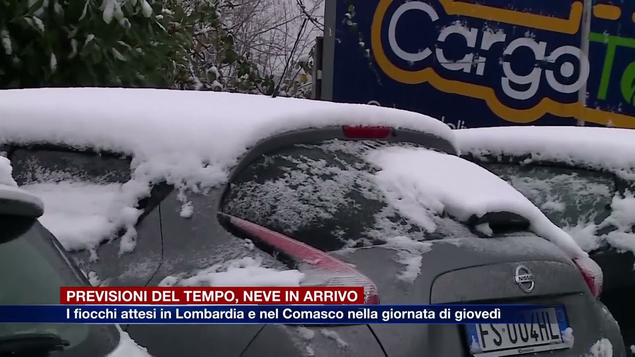 Etg - Giovedì nel Comasco annunciata neve anche a bassa quota