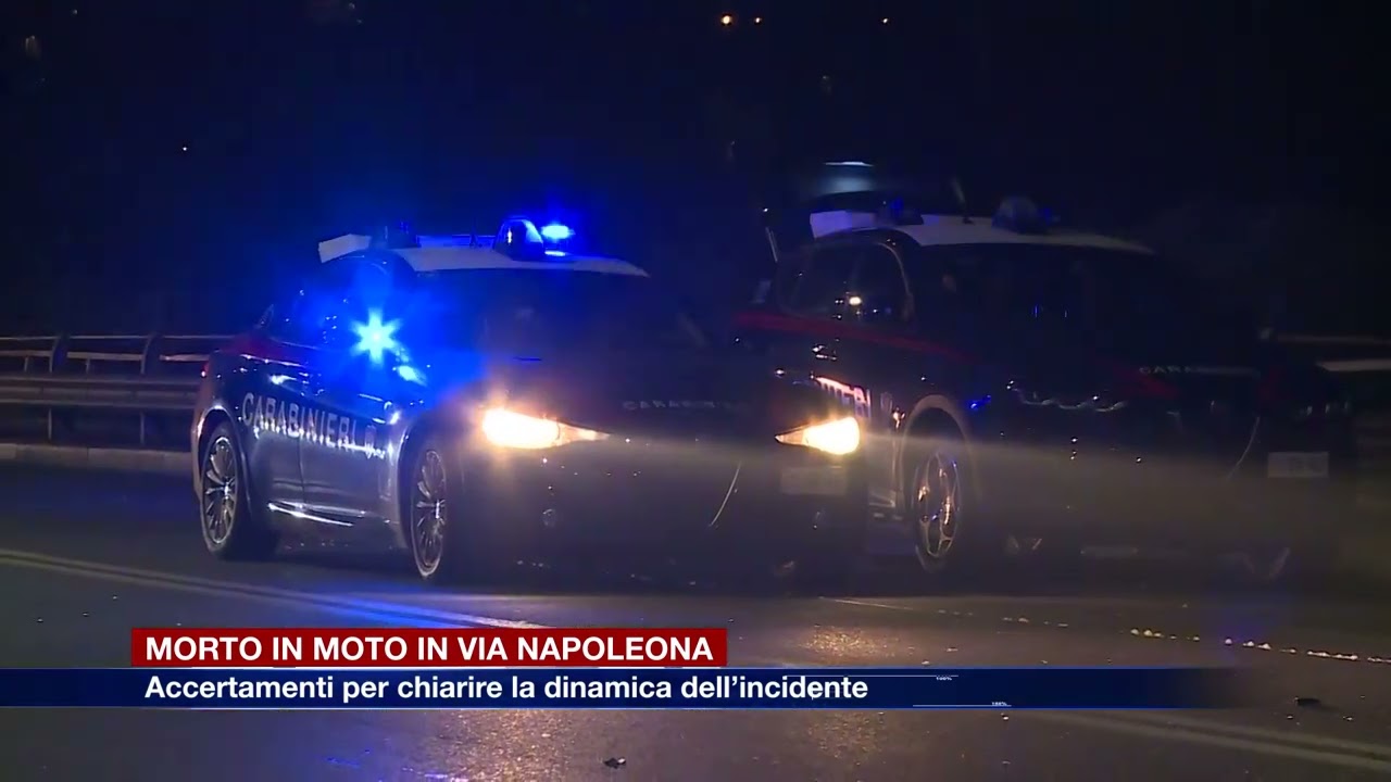 Etg - Morto in moto in via Napoleona, accertamenti sulla causa dell’incidente