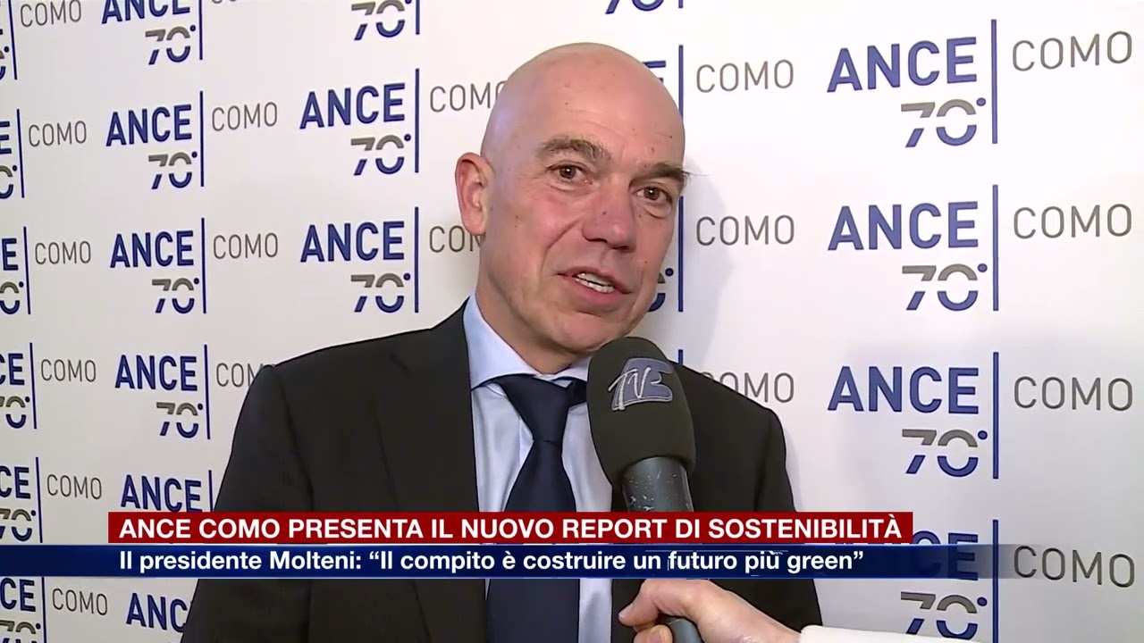 Etg - Ance Como presenta il nuovo report di sostenibilità. Molteni: “Costruire un futuro più green”