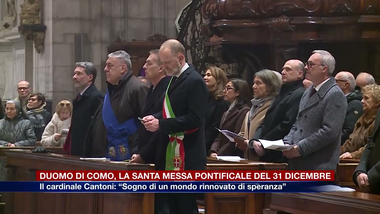 Etg - Duomo di Como, la Santa messa pontificale del 31 dicembre. L'omelia del cardinale Cantoni