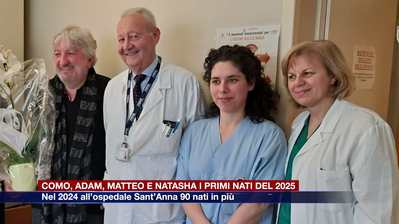 Etg - Doppio fiocco azzurro al Sant’Anna, Adam e Matteo i primi nati del 2025 a San Fermo