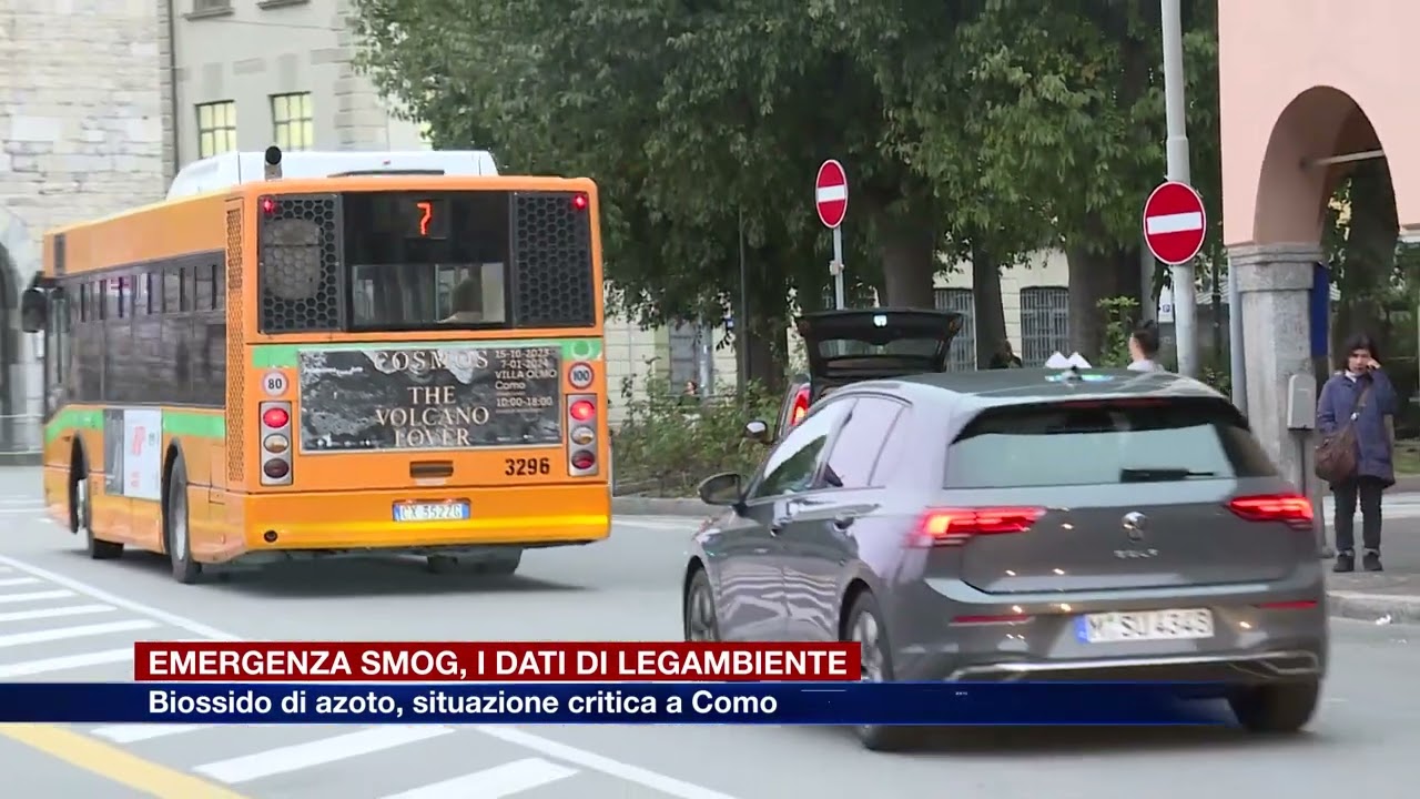 Etg - Emergenza smog, i dati di Legambiente. Biossido di azoto, situazione critica a Como