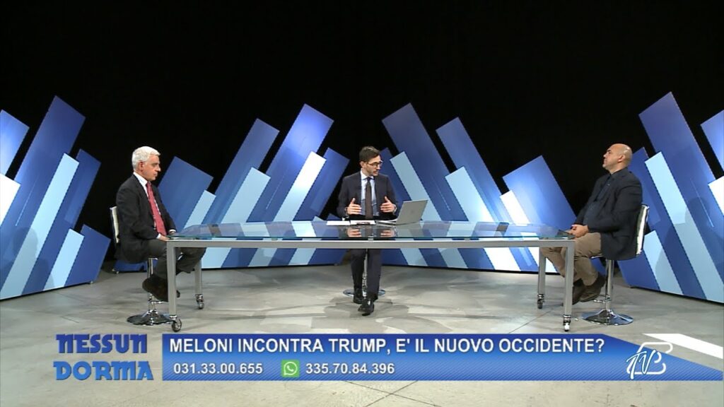 NESSUN DORMA 18 APRILE 2025 : MELONI INCONTRA TRUMP, E' IL NUOVO OCCIDENTE?
