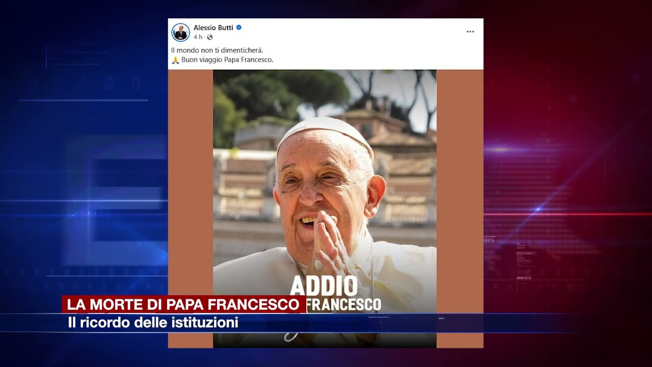 Etg - Morte di Papa Francesco, il ricordo delle istituzioni