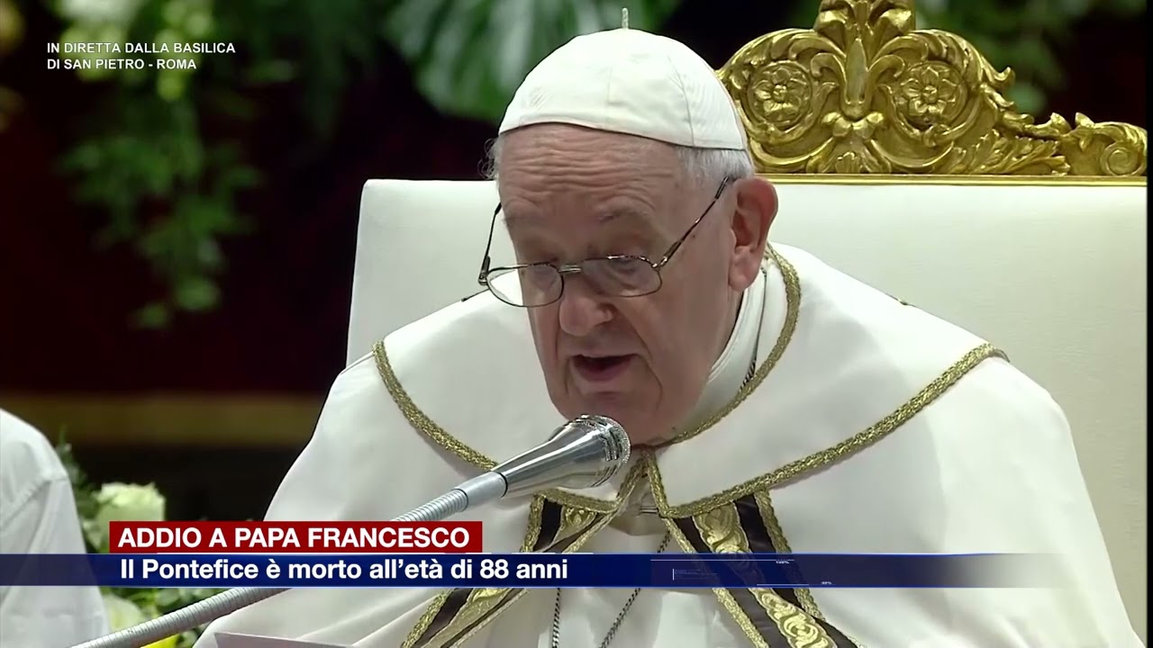 Etg - L'annuncio al mondo: è morto Papa Francesco