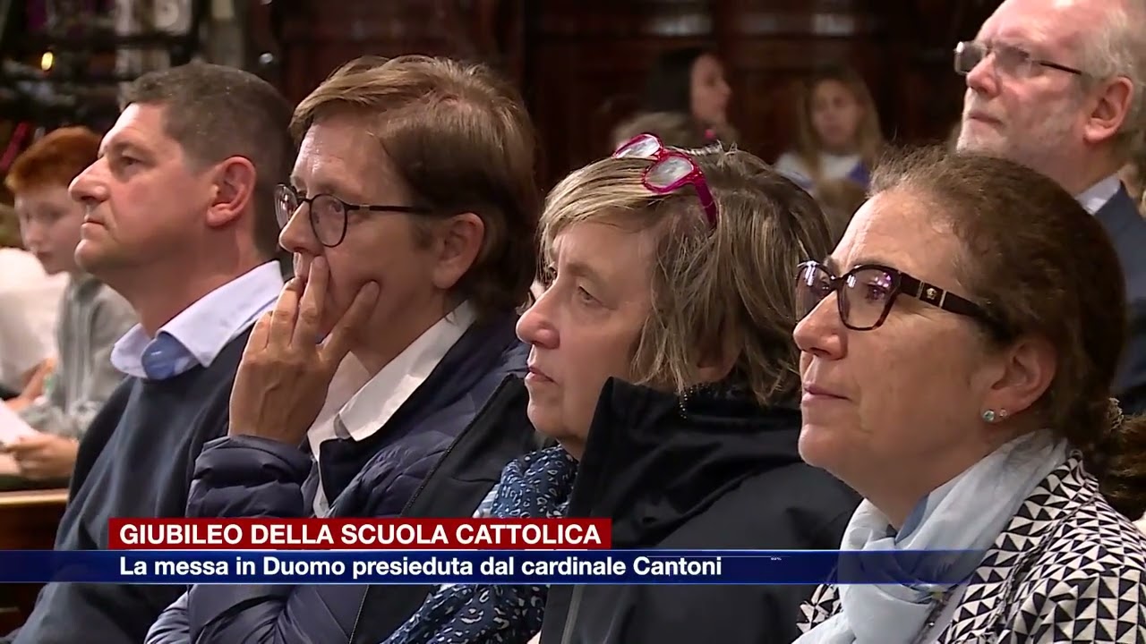 Etg - Giubileo della scuola cattolica: la messa in Duomo presieduta dal cardinale Cantoni