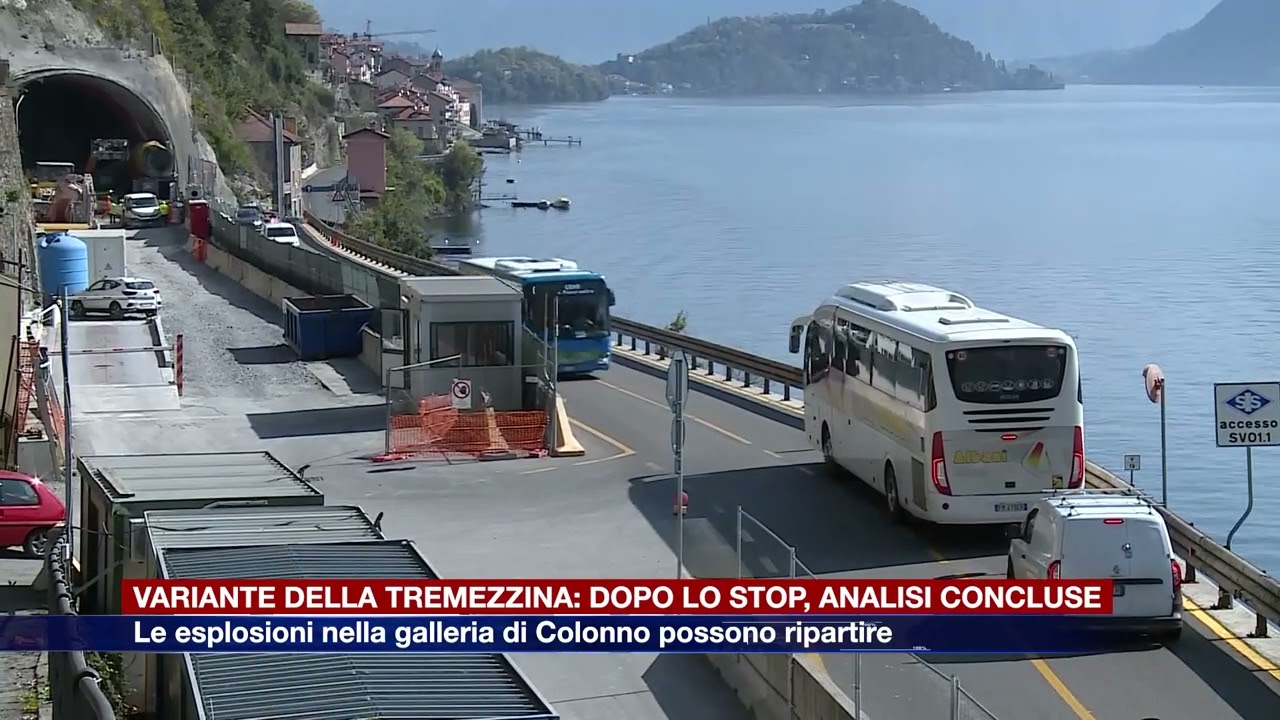 Etg - Variante della Tremezzina, dopo lo stop, entro settimana prossima ripartiranno le esplosioni
