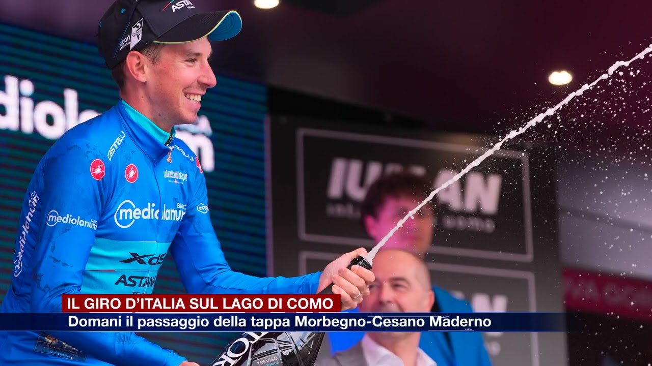 Etg - Il Giro d’Italia domani sul Lago di Como. Info, orari e percorso