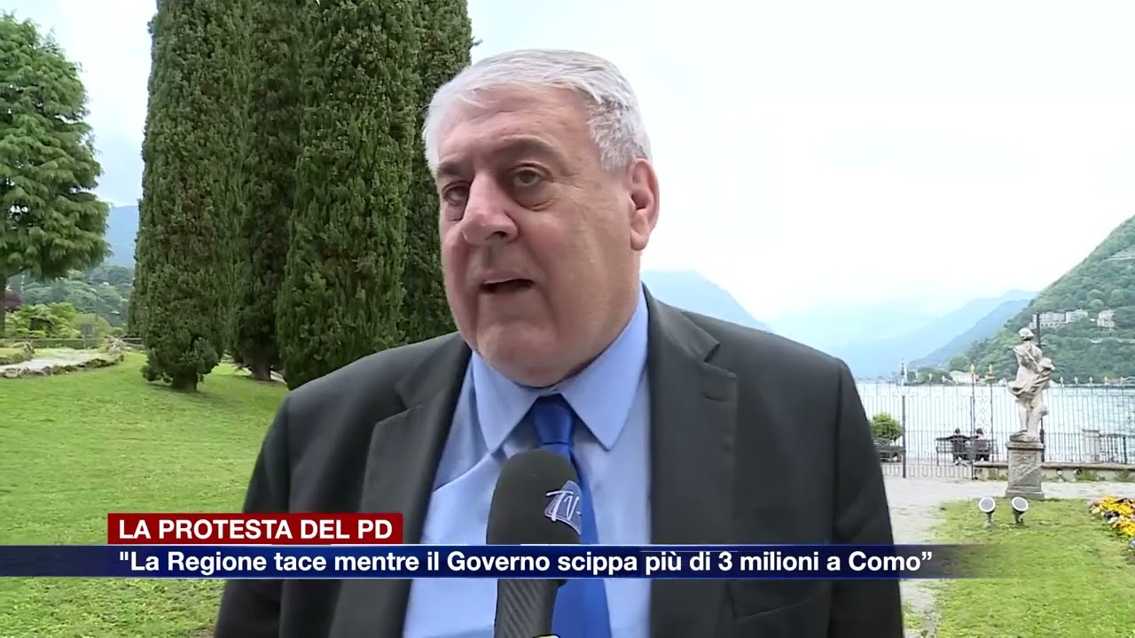 Etg - Protesta PD: “La Regione sceglie di tacere mentre il Governo scippa più di 3 milioni a Como”