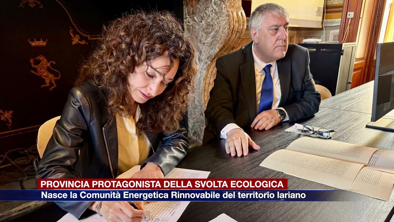 Etg - Provincia protagonista della svolta ecologica, nasce la Comunità Energetica Rinnovabile