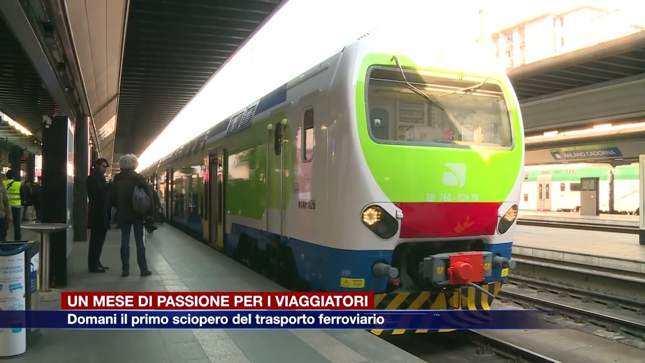 Etg - Un mese di passione per i viaggiatori: domani il primo sciopero del trasporto ferroviario