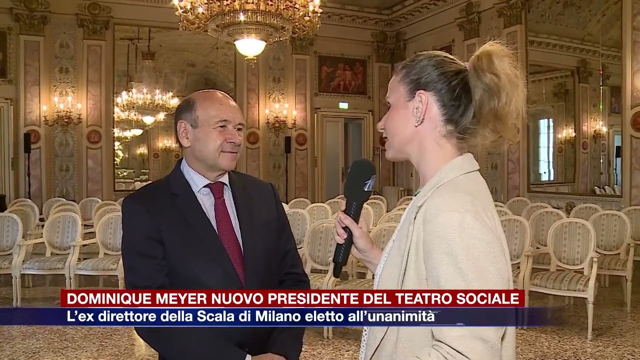 Etg - Dominique Meyer nuovo presidente del Teatro Sociale di Como