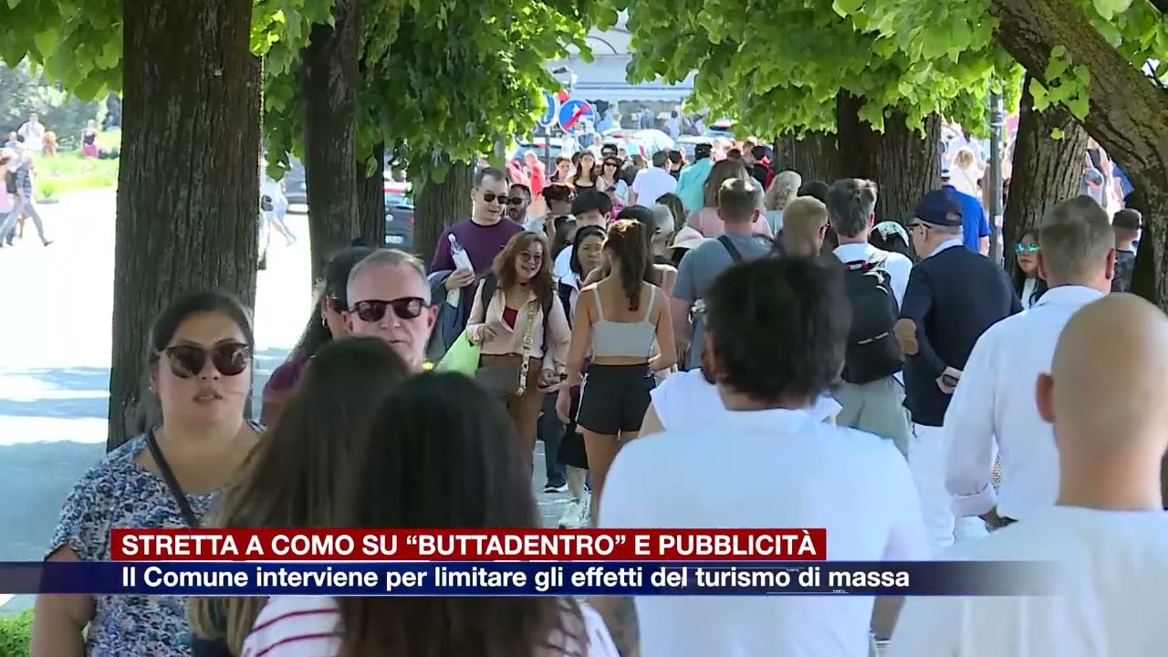 Etg - Turismo di massa, stretta del Comune di Como su “buttadentro” e pubblicità selvaggia