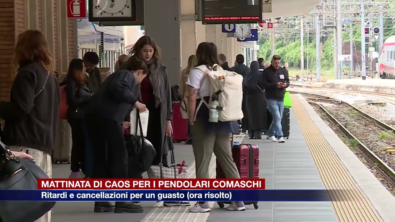 Etg - Mattina di caos per i pendolari comaschi, ritardi e cancellazioni per un guasto (ora risolto)