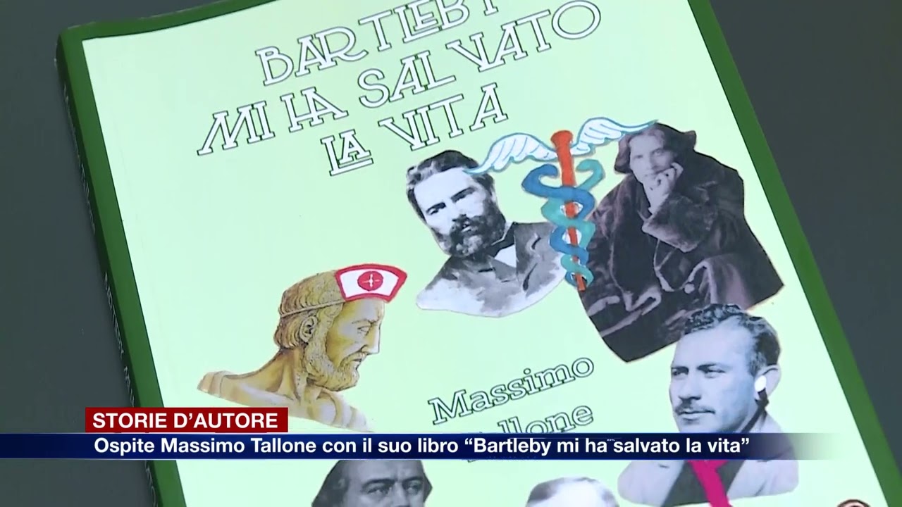 Etg - Storie d’autore, ospite Massimo Tallone con il suo libro “Bartleby mi ha salvato la vita”