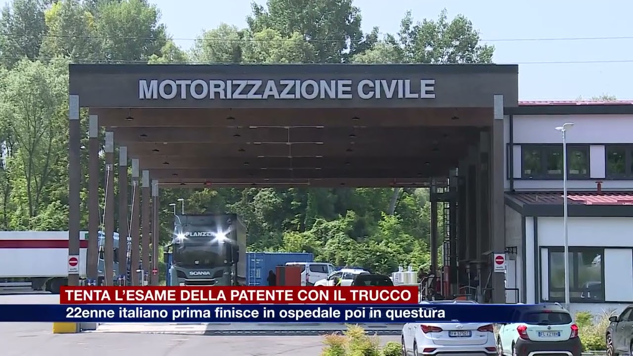 Etg - Tenta l’esame della patente con il trucco, 22enne prima finisce in ospedale e poi in questura