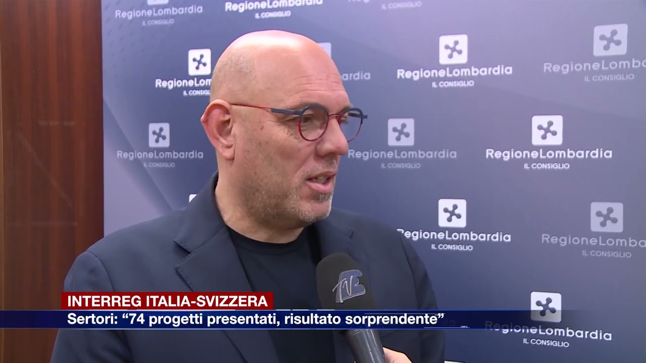 Etg - Interreg Italia-Svizzera, Sertori: “74 progetti presentati, risultato sorprendente”