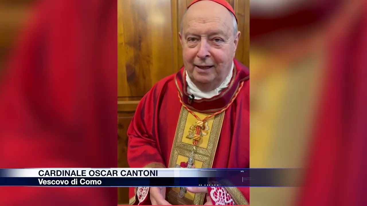 Etg - I 50 anni di ordinazione del cardinale Cantoni: il 28 giugno la messa in  diretta su Etv