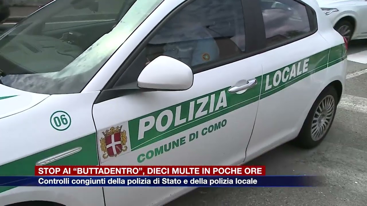 Etg - Stop ai “buttadentro”, dieci multe in poche ore a Como