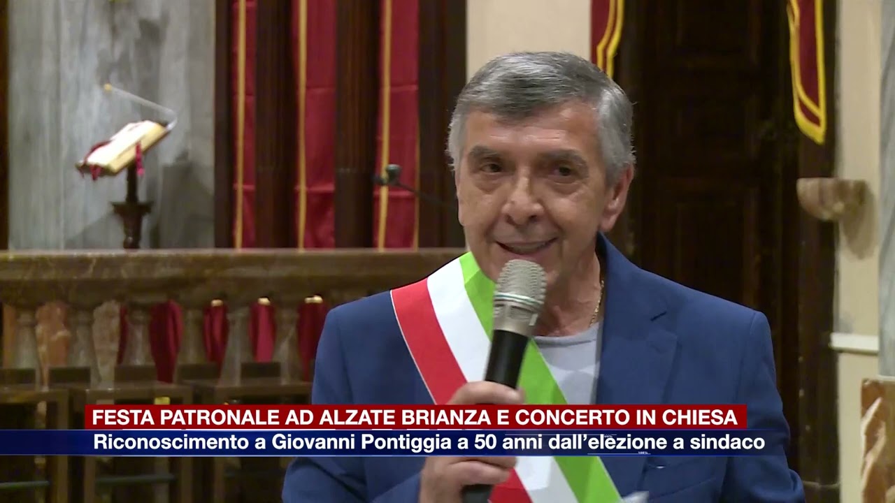 Etg - Alzate Brianza, riconoscimento a Giovanni Pontiggia a 50 anni dall’elezione a sindaco