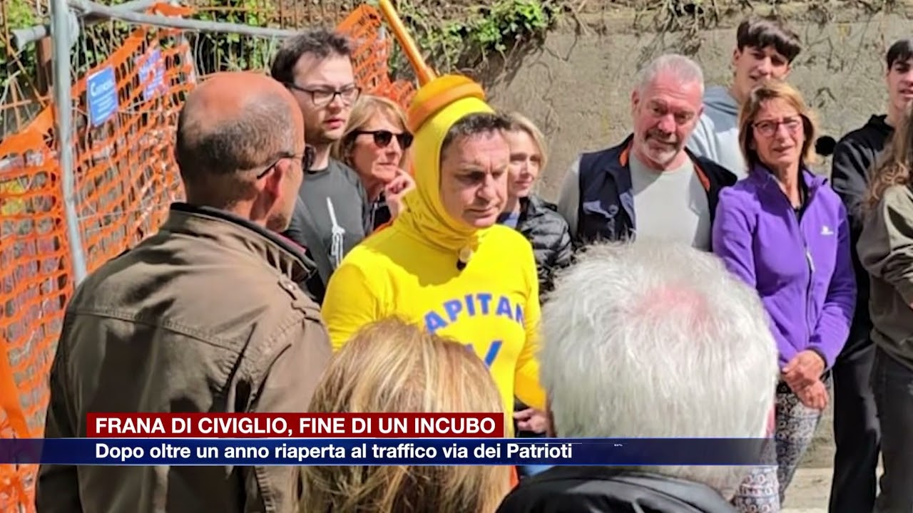 Etg - Civiglio. Dopo un anno di attesa, riaperta la strada