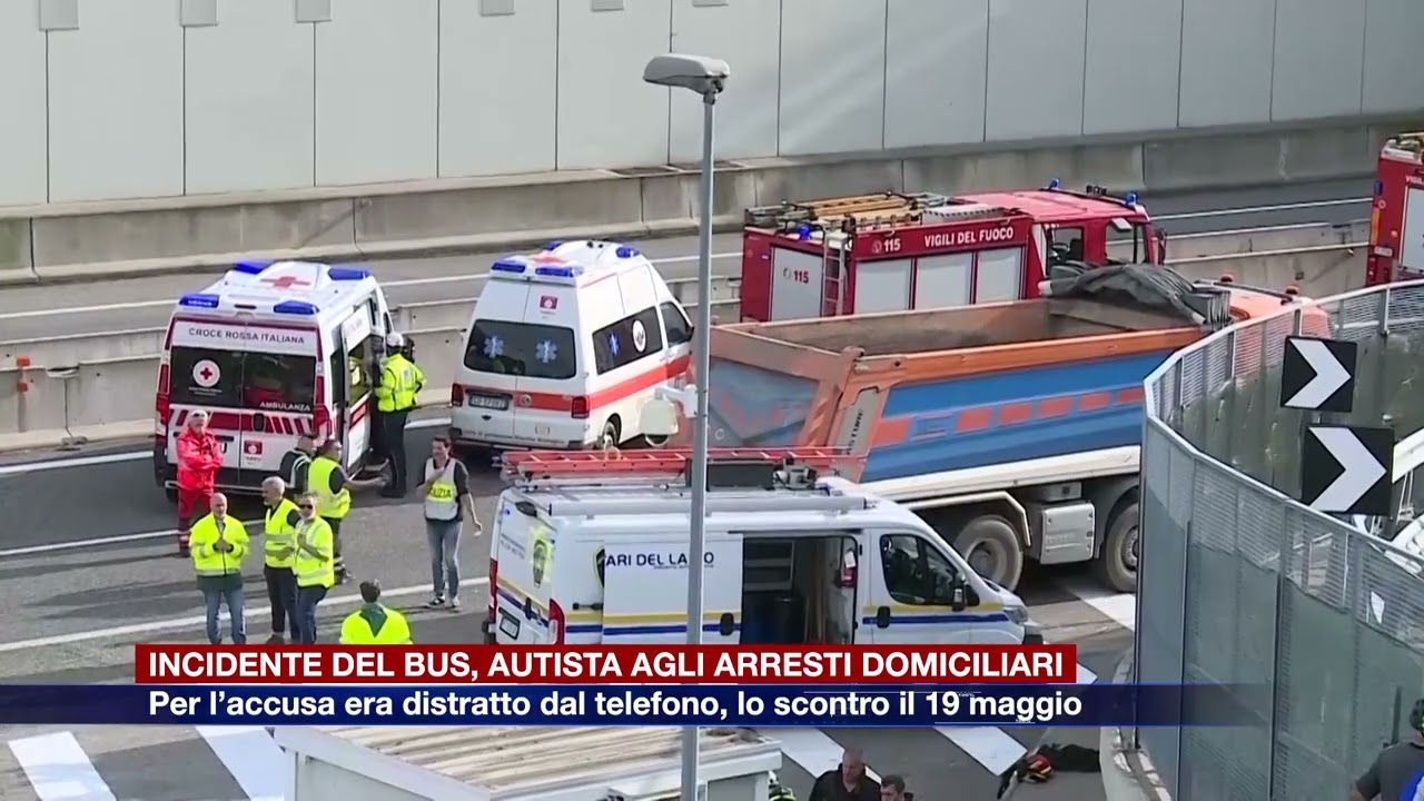 Etg - Incidente del bus sulla Pedemontana, arresti domiciliari per l’autista