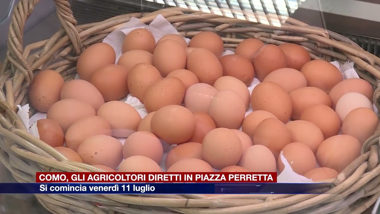 Etg - Como, gli agricoltori del chilometro zero in piazza Perretta: si comincia venerdì 11 luglio
