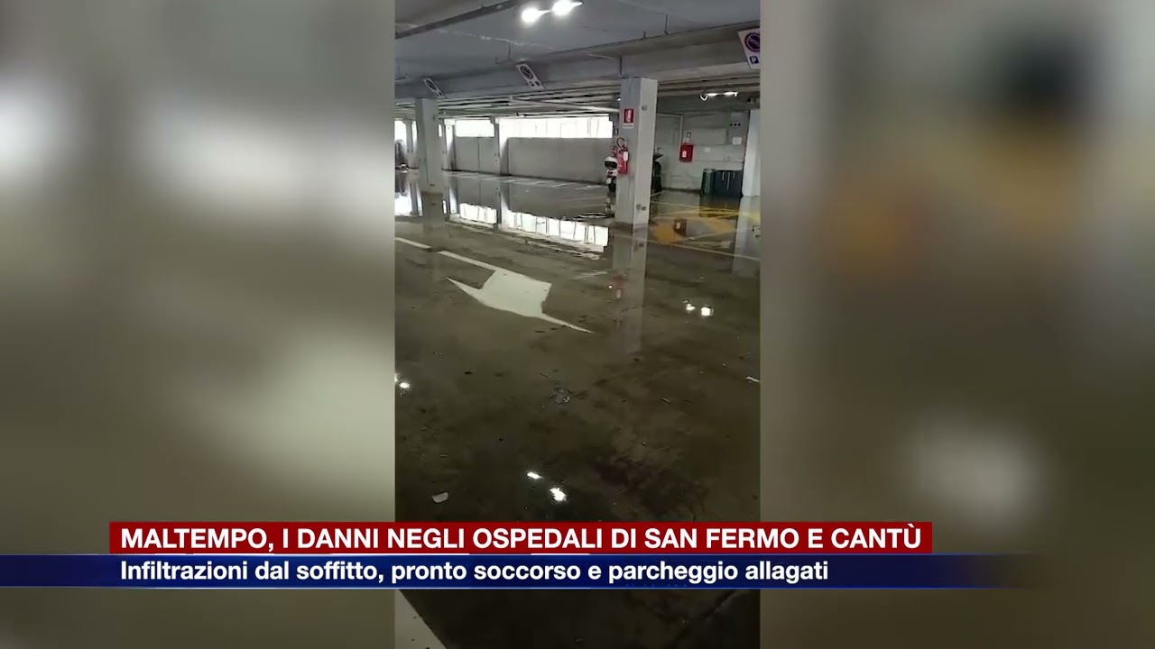Etg - Maltempo, i danni negli ospedali di San Fermo e Cantù