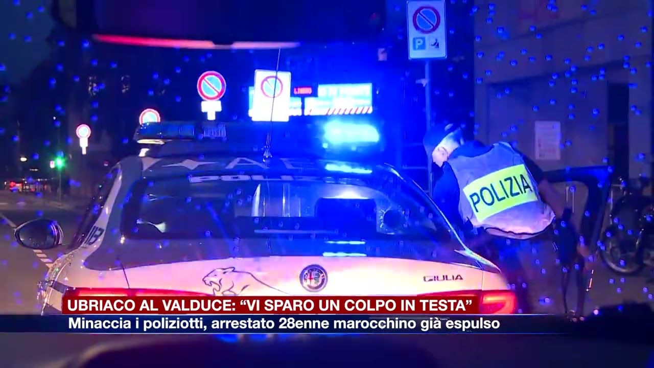 Etg - Ubriaco al Valduce minaccia i poliziotti: “Vi sparo in testa”. Arrestato 28enne marocchino