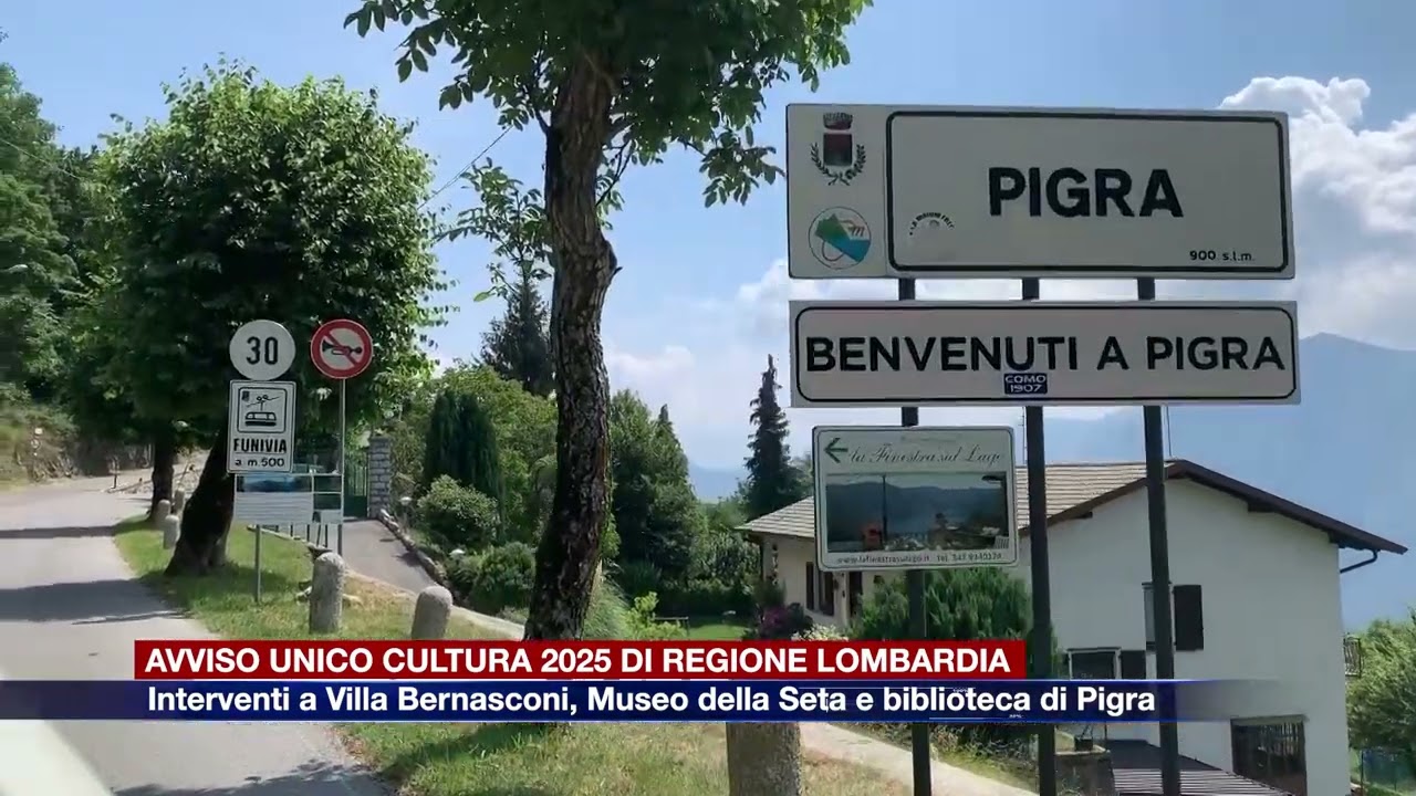 Etg - Avviso Unico Cultura 2025: Villa Bernasconi, Museo della Seta e biblioteca di Pigra