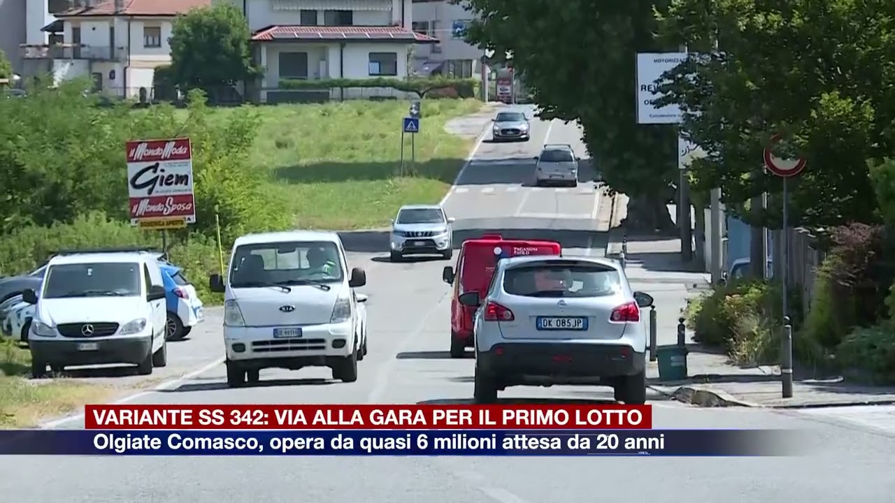Etg - Variante SS 342: via alla gara per il primo lotto a Olgiate Comasco
