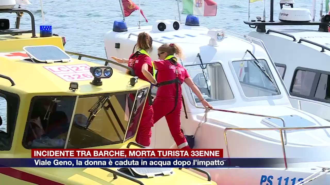 Etg - Incidente nautico al largo di viale Geno: morta una turista olandese di 33 anni