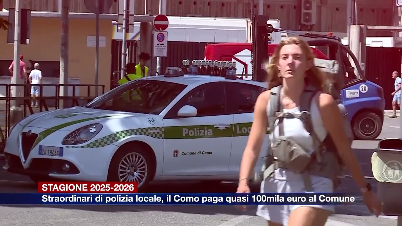 Etg - Straordinari polizia locale, il Como pagherà al Comune 100mila euro per la prossima stagione